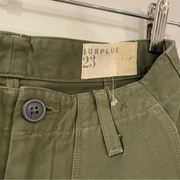 Citizens Of Humanity Meghan Surplus Combat Green Cargo Shorts - Picture 14 of 15